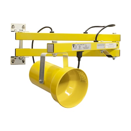 Ideal Warehouse Innovations Dock Light, 40 in, Metal Head, No Bulb 60-5485-050