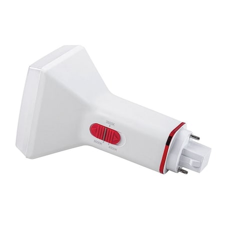 Keystone 8.5W 2-pin Compact LED Lamp, Vertical Orientation, 120-277V Input, G24d Base, 3000/3500/4000K Color KT-LED82P-V-8CSE-D