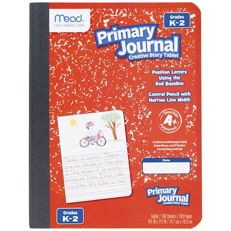 Mead Mead Primary Journal, Half Page Ruled, K 10297
