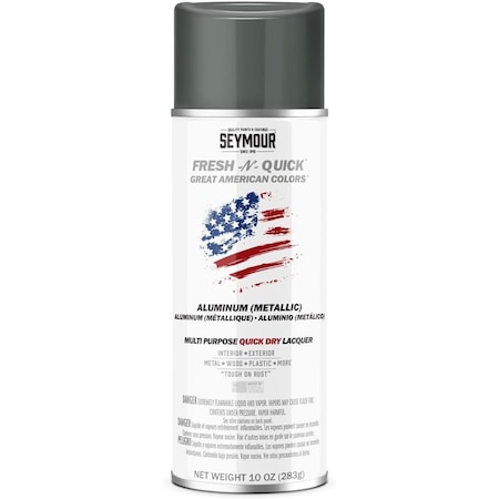 Seymour Midwest Fresh-N-Quick Multi-Purpose Spray Paint, Aluminum net 10 oz., 6PK 111