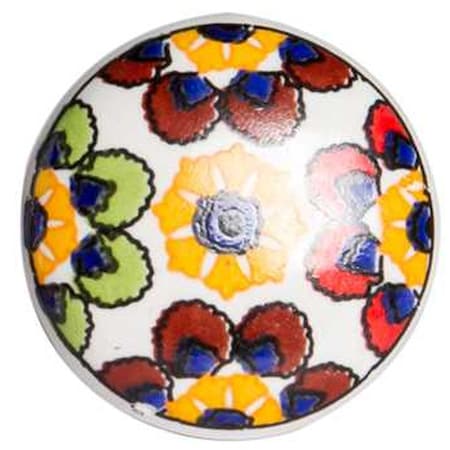 Homeroots 1.5" X 1.5" X 1.5" Yellow Blue And Red Knobs, 12PK 321670