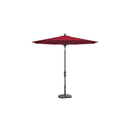 Treasure Garden 9 ft Patio Umbella, aluminum, fiberglass ribs, outdoor, Jockey Red UM840-09 5403 Jockey Red