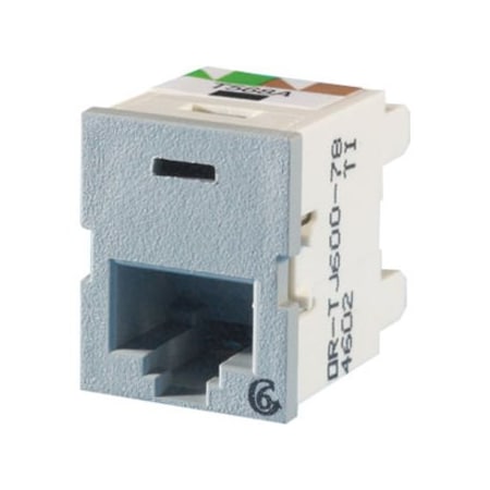 Ortronics 1-PORT MOD JACK 110 8W8P UTP, T568A/B CAT6 IP5 CLARITY6 TJ600-78