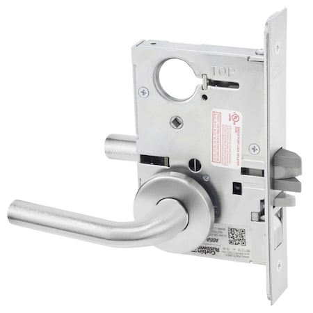 Corbin Russwin Passage or Closet Mortise Lock, RW Lever, A Rose, Bright Chrome ML2010 RWA 625
