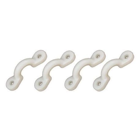 Newalthlete Bimini Top Pad Eye, White, 4PK NE2469304