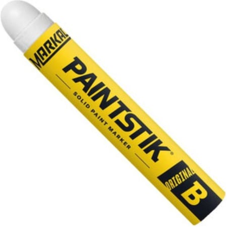 Suitex Original B Paintstick Marker, White, 12PK SU3539239