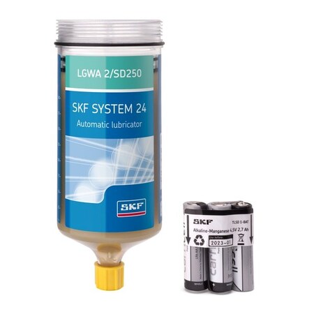 Skf Refill Set; Refill; Replaceable Canister; 125Ml or 250Ml Grease/Oil LGWA 2/SD250