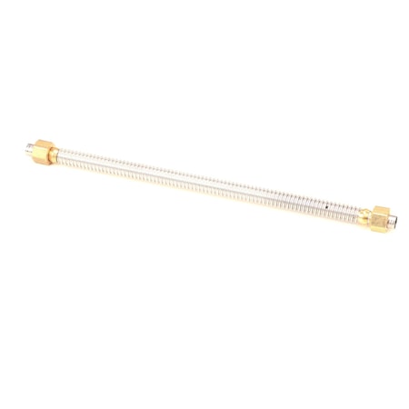 Imperial Tubing with Fittings, Flex, 3/8in x 11in, Stainless Steel 34679-11