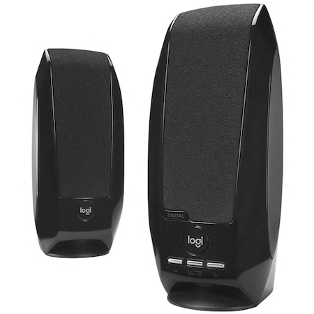Logitech S-150 2.0 Speaker System - 1.20 W RMS - Black - 90 Hz to 20 kHz - USB - 1 980-000028