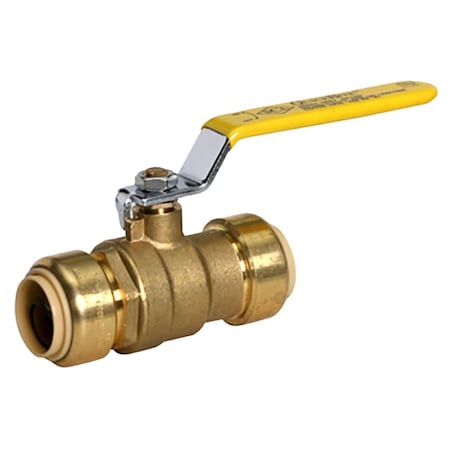 Usa Industrials SharkBite Push-to-Connect Ball Valve, Brass, 3/4 in Tube ZUSA-VLV-223