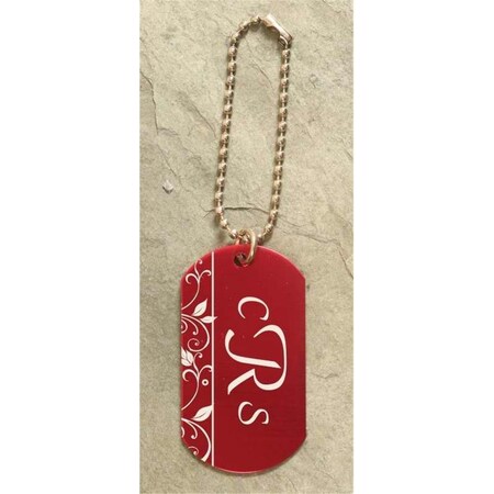 P. Graham Dunn Engravable Dog Tag - Red Aluminum 101313