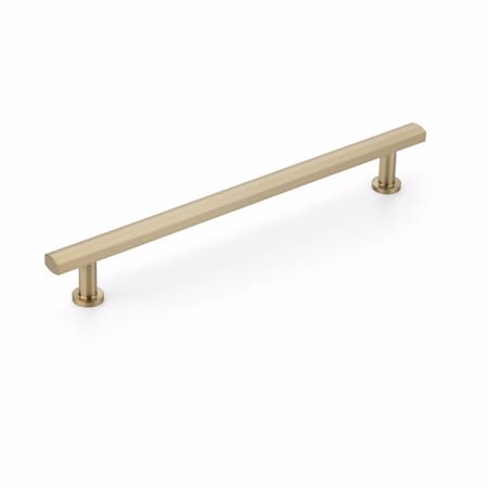 Schaub 12in Center to Center Heathrow Appliance Pull Signature Satin Brass Finish 557-SSB