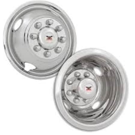 Phoenix Usa 17 in. 8 Lug 4HH Dotliner Simulator Set for 2005-C F350 Dual Wheel PHONF23