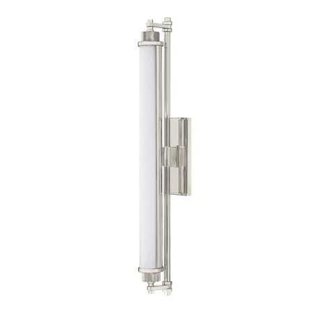 Hudson Valley Lighting Plandome 28 in. Integrated LED Bath and Vanity in Polished Nickel 4728-PN