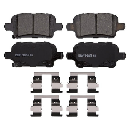 Wagner Brake QuickStop Rear Disc Brake Pad Set Ceramic,  ZD1857