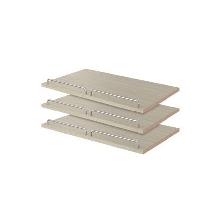 Easy Track 24 in. Shoe Shelves, Weathered Grey, 3PK RS1600-CGON