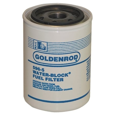 Dutton-Lainson Goldenrod Fuel Filter, 12 gpm, For 596 Model 10 micron Fuel Filter 596-5