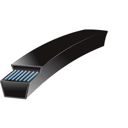Gates V-Belt, PowerBack, B149PB, B, SBR, 151.90 in, 21/32 in Top Width 90038149