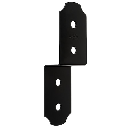 National Hardware Hartley 1219BC Series Joist Tie, 934 in L, 3 in W, Steel, Storm ShinePowderCoated, Black N800-025