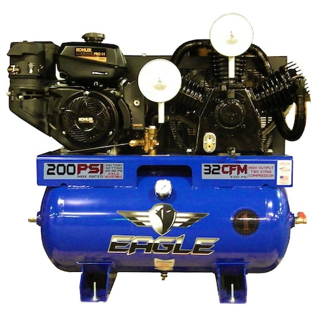 Eagle 30 Gallon Truck Mount Compressor 14G30TRKE-KP