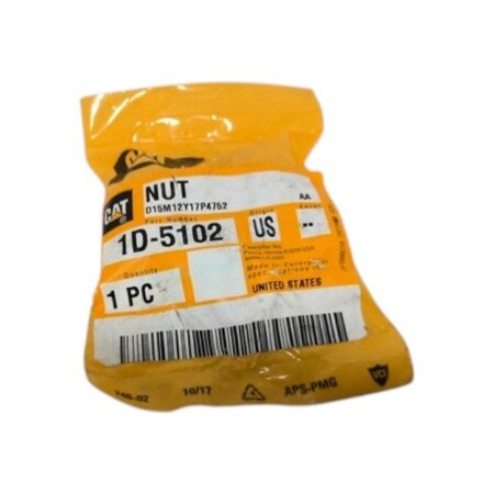 Caterpillar NUT, CATERPILLAR OEM 1D5102 1D5102