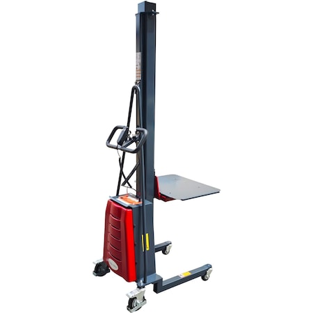 Pake Handling Tools Powered Lift Truck, 550 lb. Cap, 71" Lift Height, Chain Pulling PAKWP03
