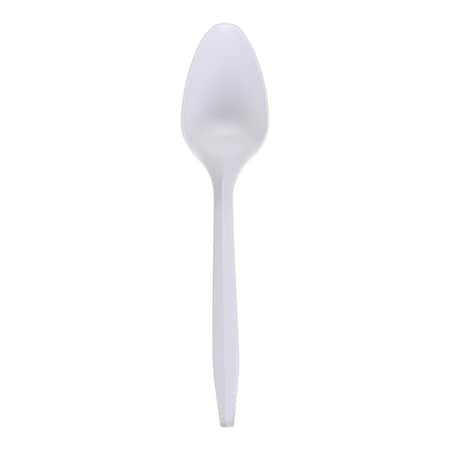 Empress Medium Weight Teaspoon Polypro White Wrapped Dense Pack, 1000PK E178002