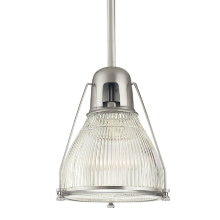 Hudson Valley Lighting Haverhill 1 Light Pendant 12 In. Satin Nickel 7311-SN