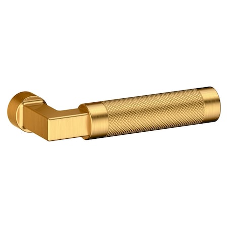 Baldwin Baldwin Pair L030 Knurled Lever Less Rose Lifetime Satin Brass Finish L030044MR