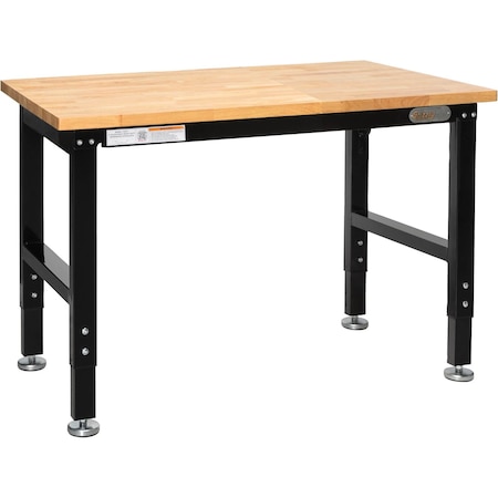 Grizzly 4' Adjustable Heavy-Duty Workbench with Outlets T34010