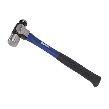 Williams Williams 12 oz. Ball Peen Hammer, Fiberglass Handle, Head Weight (Lb.): 3/4 JHW20543