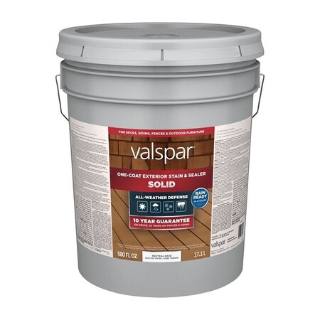Valspar STAIN&SEALER SOLID NEUT BS 5GA VL1028092-20