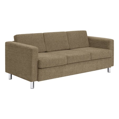 Office Star Products Pacific Sofa Couch, Taupe PAC53-S125