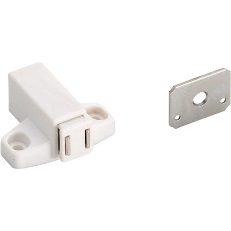 Amerock Magnetic Plastic White Latch 9656653