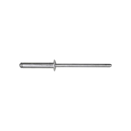 Auveco Panel Blind Aluminum Rivet 1/8in Diameter 3/8in-1/2in Grip, 100PK 19049