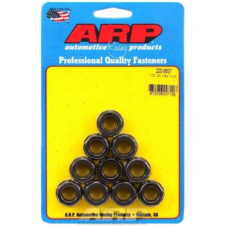 Arp 2008637 0.520 in. Replacement Hex Nuts, 10PK ARP200-8637