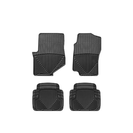 Weathertech Black, Front and Rear All Weather Floor Mats W32-W50