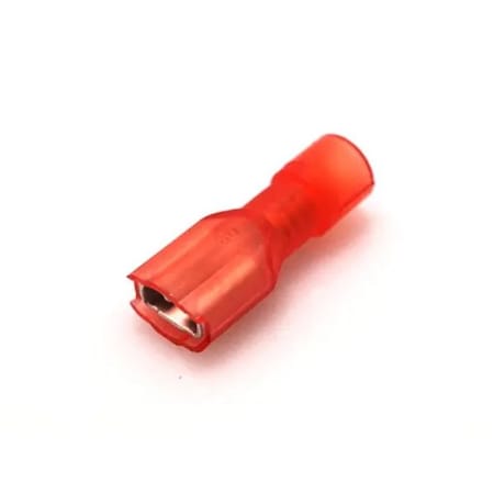 Nichifu Fully Insulated Disconnect Terminals, Female, AWG 18-16 TMEN 480809-FA-RCL