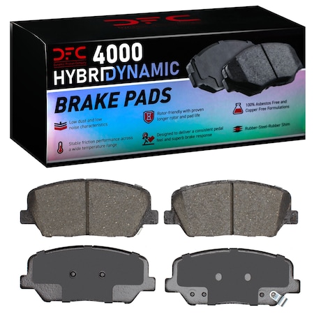 Dynamic Friction Co DFC 4000 HybriDynamic Brake Pads 4000-1413-00
