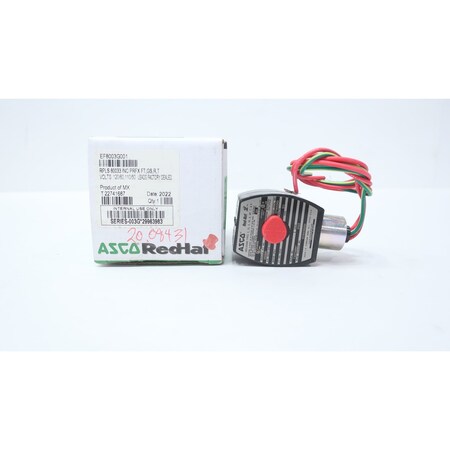Asco RED-HAT II SOLENOID VALVE 120V-AC EF8003G001