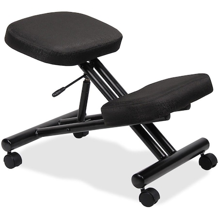 Boss Office Products Boss Ergonomic Kneeling Stool - Fabric - Black B248