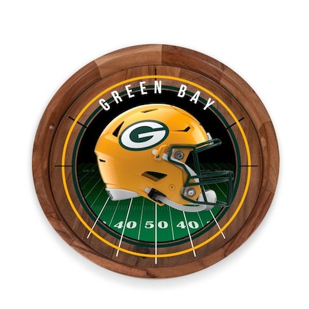 Picnic Time Family Of Brands NFL Green Bay Packers - Barista Serving Tray with Glass Insert 907-09-511-124-2