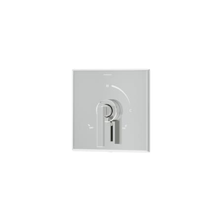 Symmons Duro Wall Mounted Single Handle Shower Valve Trim with Volume Control Lever (Valve Not Included) S3690TRM