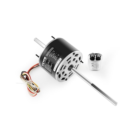 Vevor 1/3HP RV AC Fan Motor AC115V 3A 1675RPM Single Phase with 7.5uf/370V Capacitor YDK150-4F21