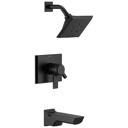 Delta Pivotal Monitor 17 Series H2OKinetic Tub and Shower Trim T17499-BL