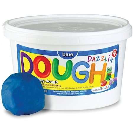 Hygloss Products Dazzlin Dough, Blue, 3 lb. Tub, PK3 48303
