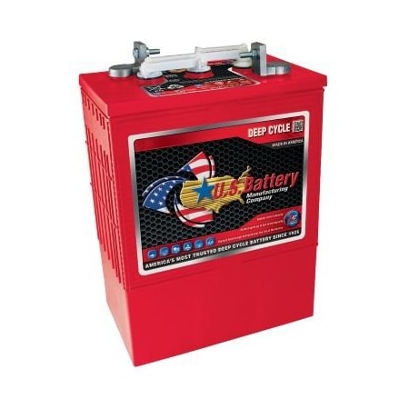 Us Battery 6V 420Ah Deep Cycle Battery, FLA, Large "L" Terminal 803432