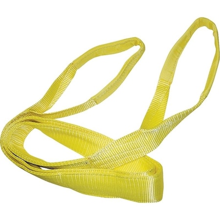 S-Line Ancra Lifting Sling, 3 in W, 20 ft L, 2-Ply, 8800 lb Vertical Hitch, Polyester, Gray 20-EE2-9803X20