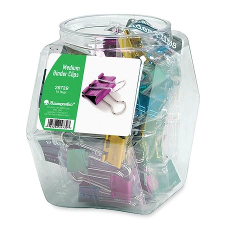 Baumgartens Medium Binder Clips-18 pks/tub 29739