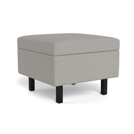Safco Ottoman, 18 1/2 in H, Light Gray MISSBNDT15